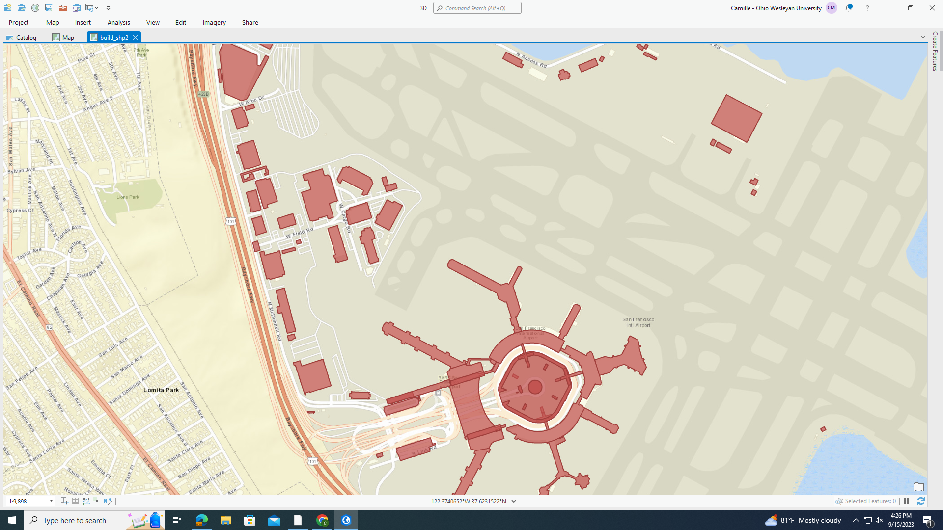 Course Student Work – Geography 291: Geospatial Analysis with Desktop GIS